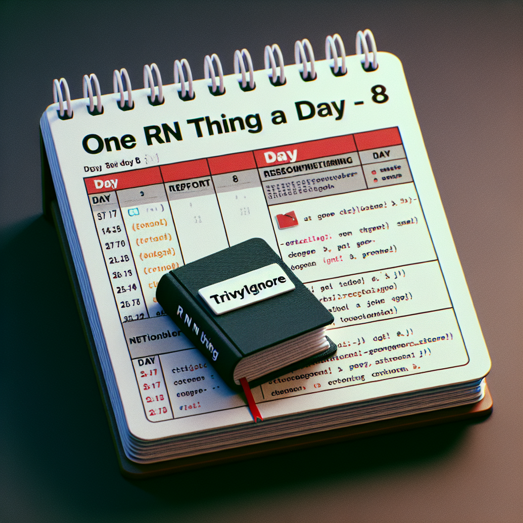 Una Cosa RN al Día – Día 8 Trivyignore