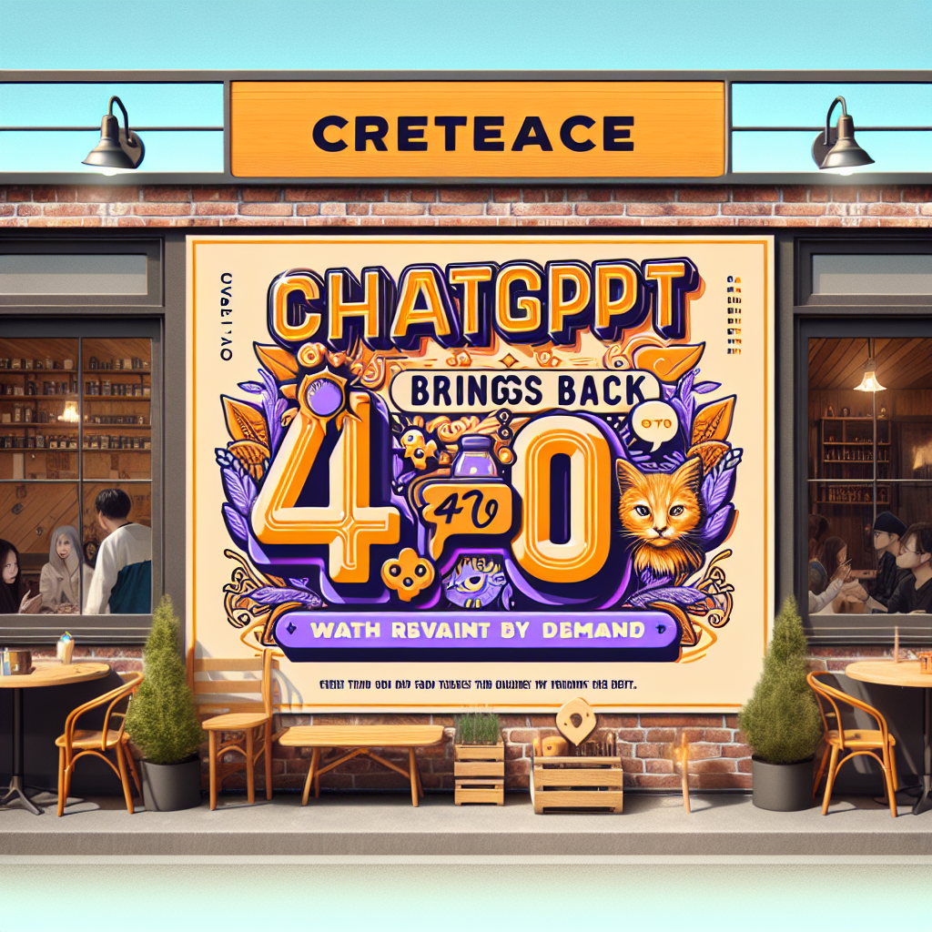 ChatGPT trae de vuelta 4o por demanda