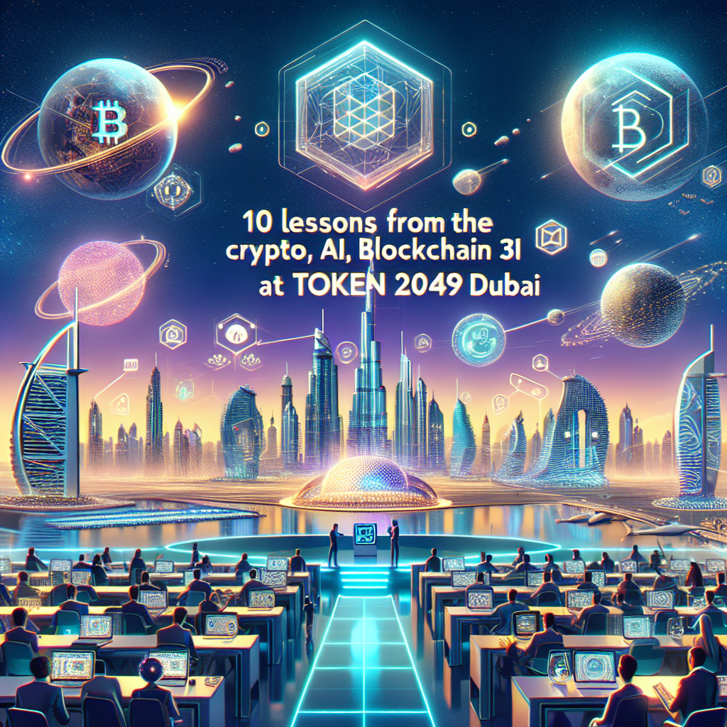 10 Lecciones del Futuro Blockbuster de Cripto, IA, Blockchain y Web 3 en TOKEN 2049 Dubai