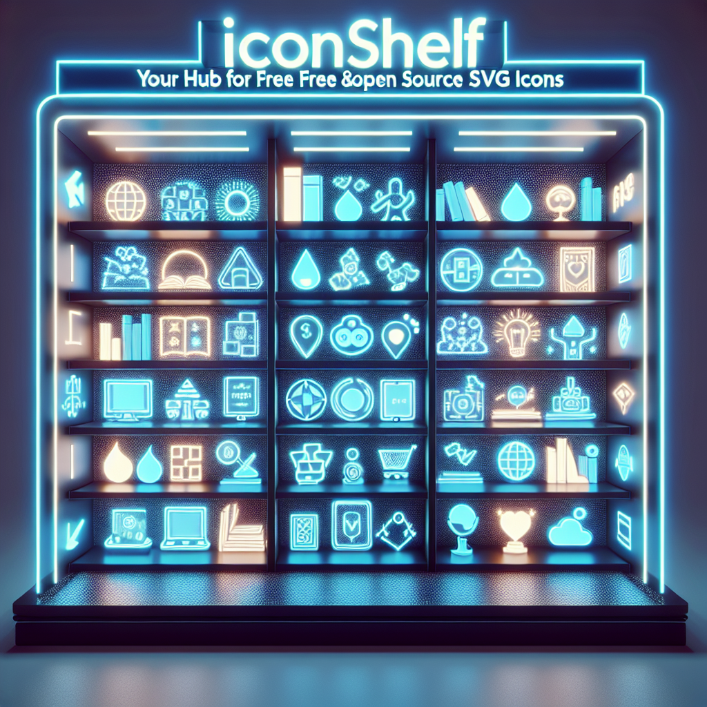 Iconshelf: Tu hub para iconos SVG gratuitos y de código abierto