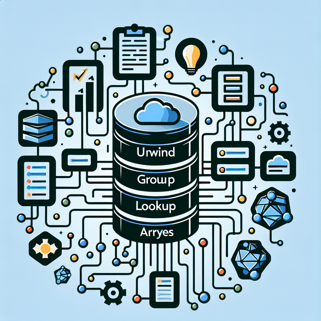 Unwind antes de $group o $lookup en arrays de MongoDB