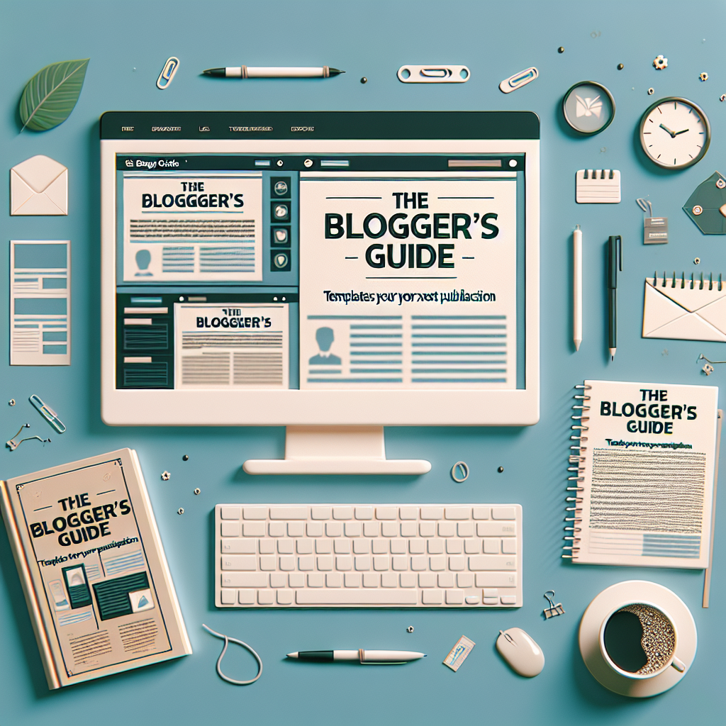 La Guía del Blogger: Plantillas para tu Próxima Publicación