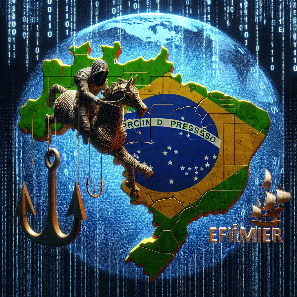 Brasil, atacado por phishing con IA y troyano criptográfico Efimer