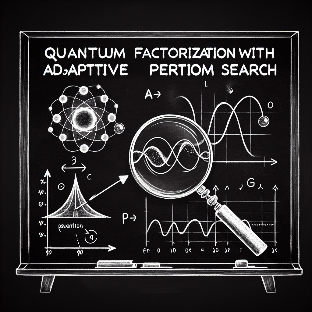 Factorización cuántica con búsqueda adaptativa del período