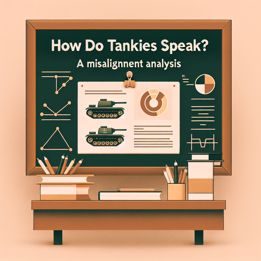 Cómo Hablan los Tankies Análisis de Desalineación