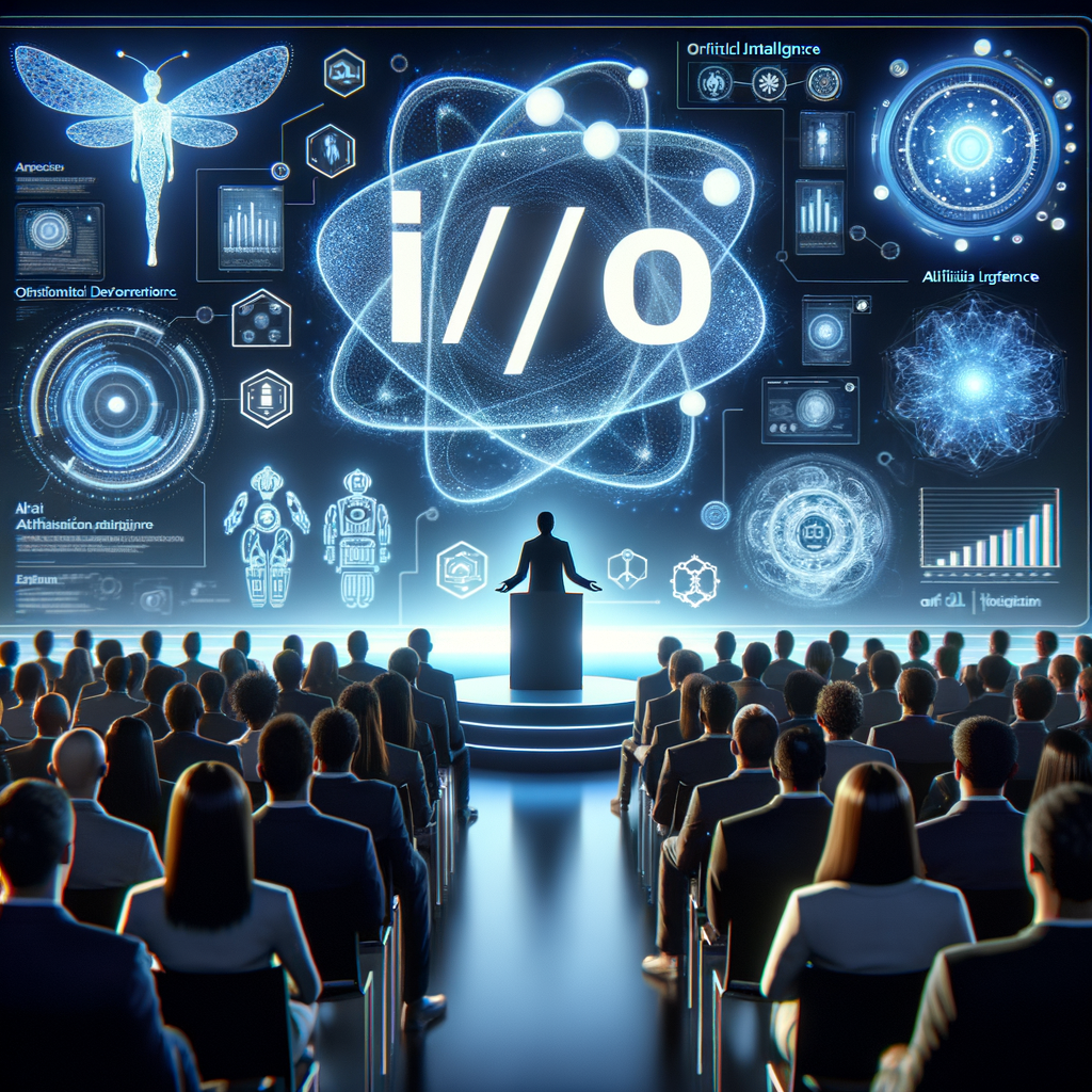 Google presenta nuevas mejoras en inteligencia artificial en la conferencia I/O.
