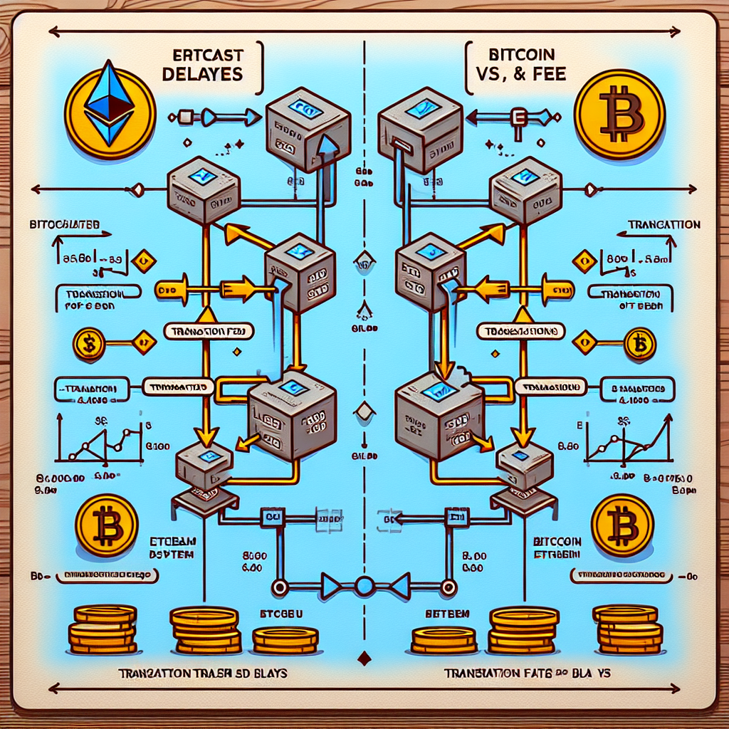 Cómo Ethereum y Bitcoin manejan retrasos y tarifas de transacción