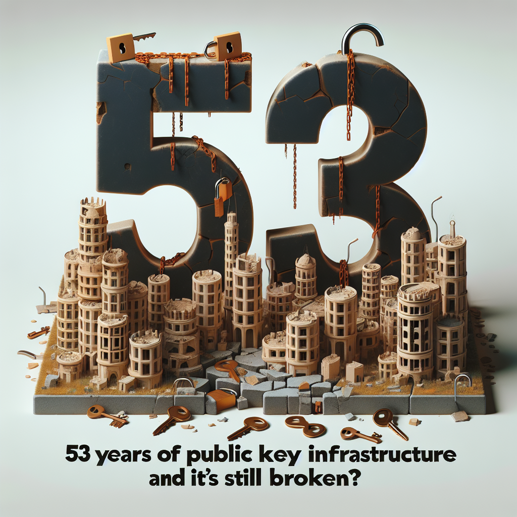 53 Años de Infraestructura de Clave Pública y Aún Está Rota?