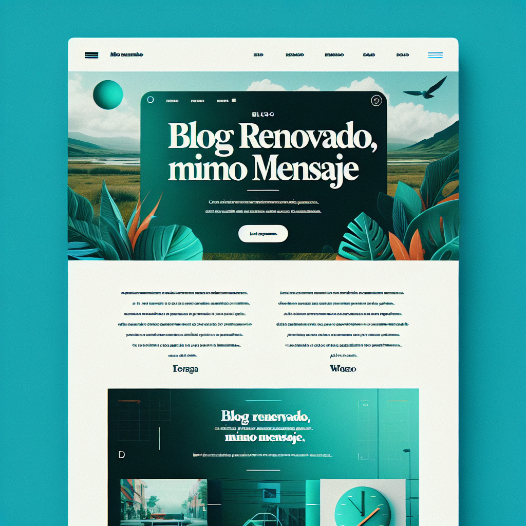 Blog Renovado, Mismo Mensaje