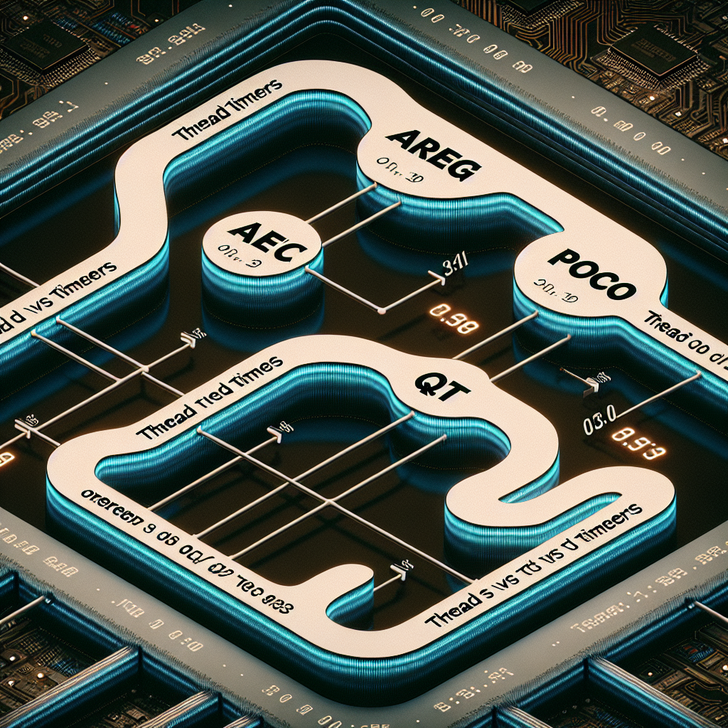 Temporizadores por hilo: Areg vs Qt vs POCO