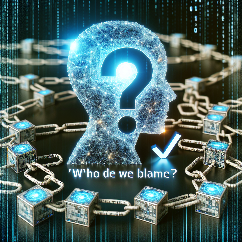 A quién culpamos cuando la IA falla en blockchain