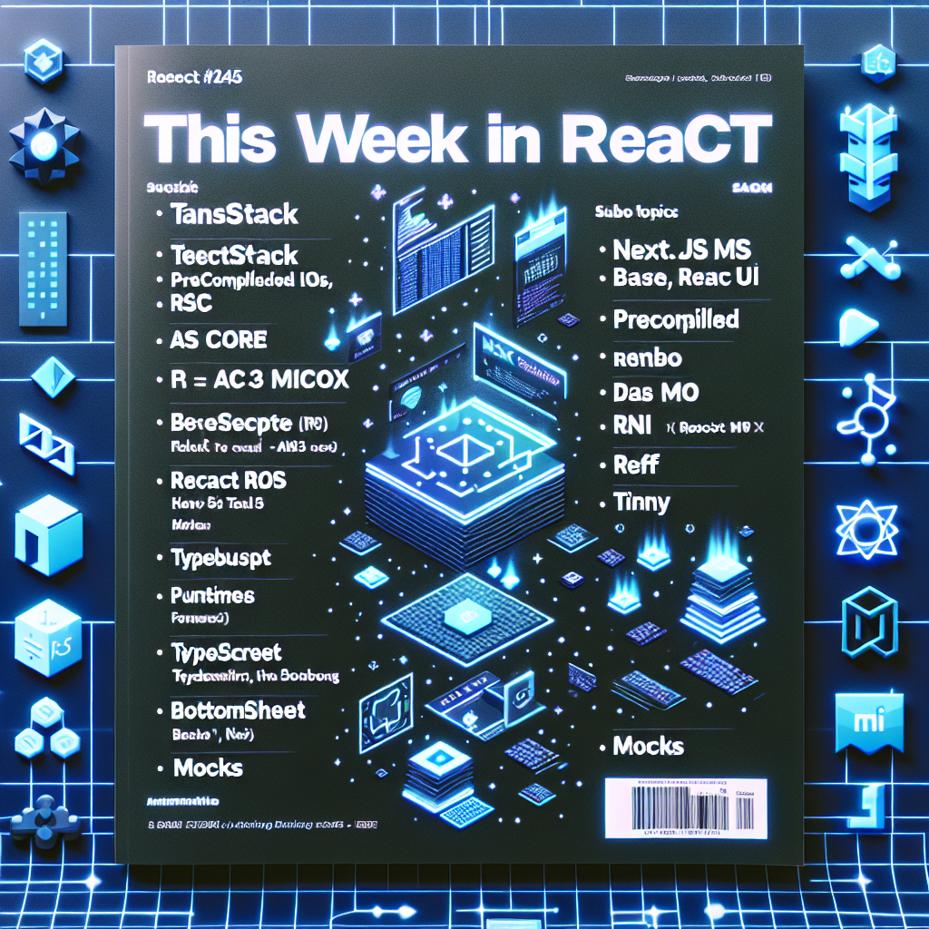 Esta Semana en React #245: TanStack, React Core, Next.js MCP, RSC, memo, Remix, Base UI, React Aria | Precompiled iOS, Rozenite, AI, Perf, Nitro, BottomSheet, Tinybase | TC39, TypeScript, Runtimes, Mocks