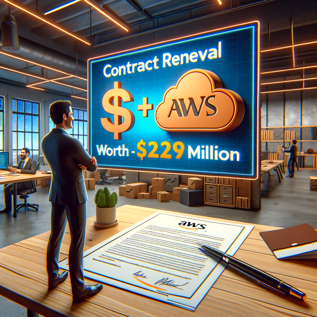 Renovación de contrato de $29 millones con AWS para mi blog.