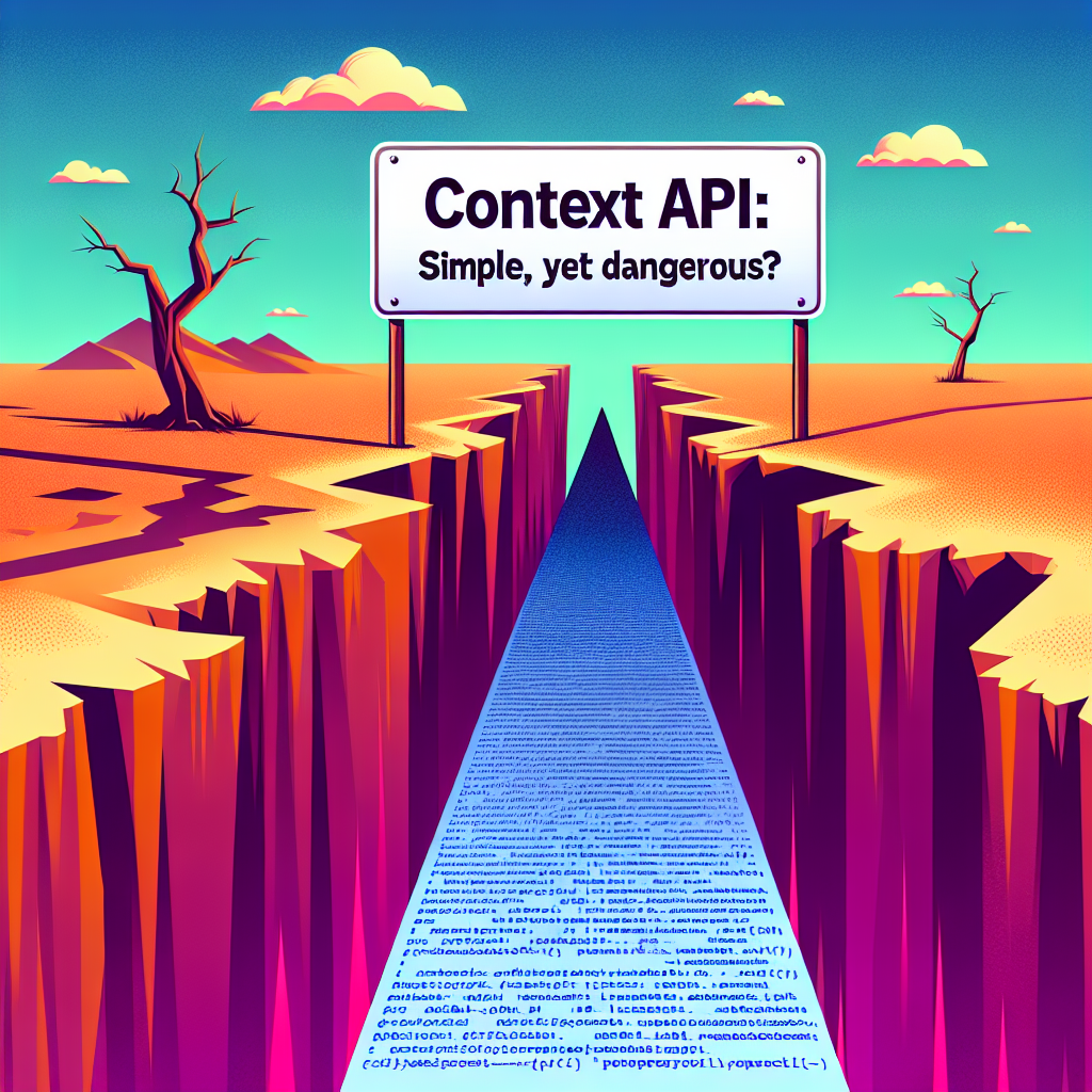 API de Contexto: simple, pero peligrosa?