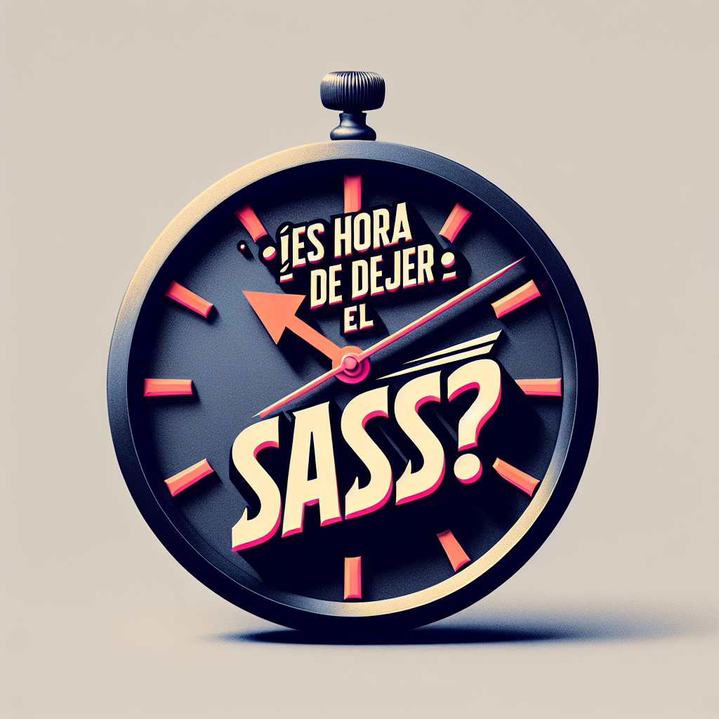 ¿Es hora de dejar el sass?