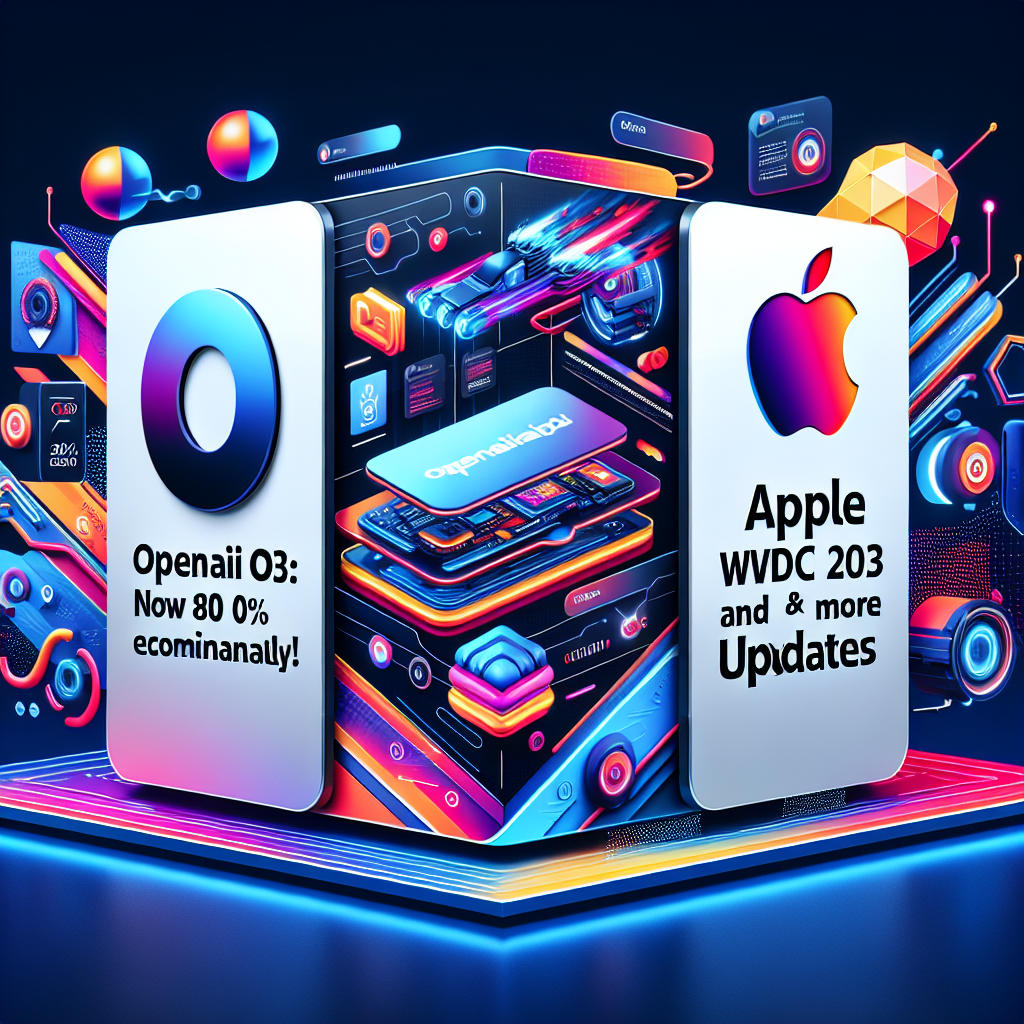 OpenAI o3: ¡Ahora un 80% más económico! Apple WWDC 2025 y más novedades