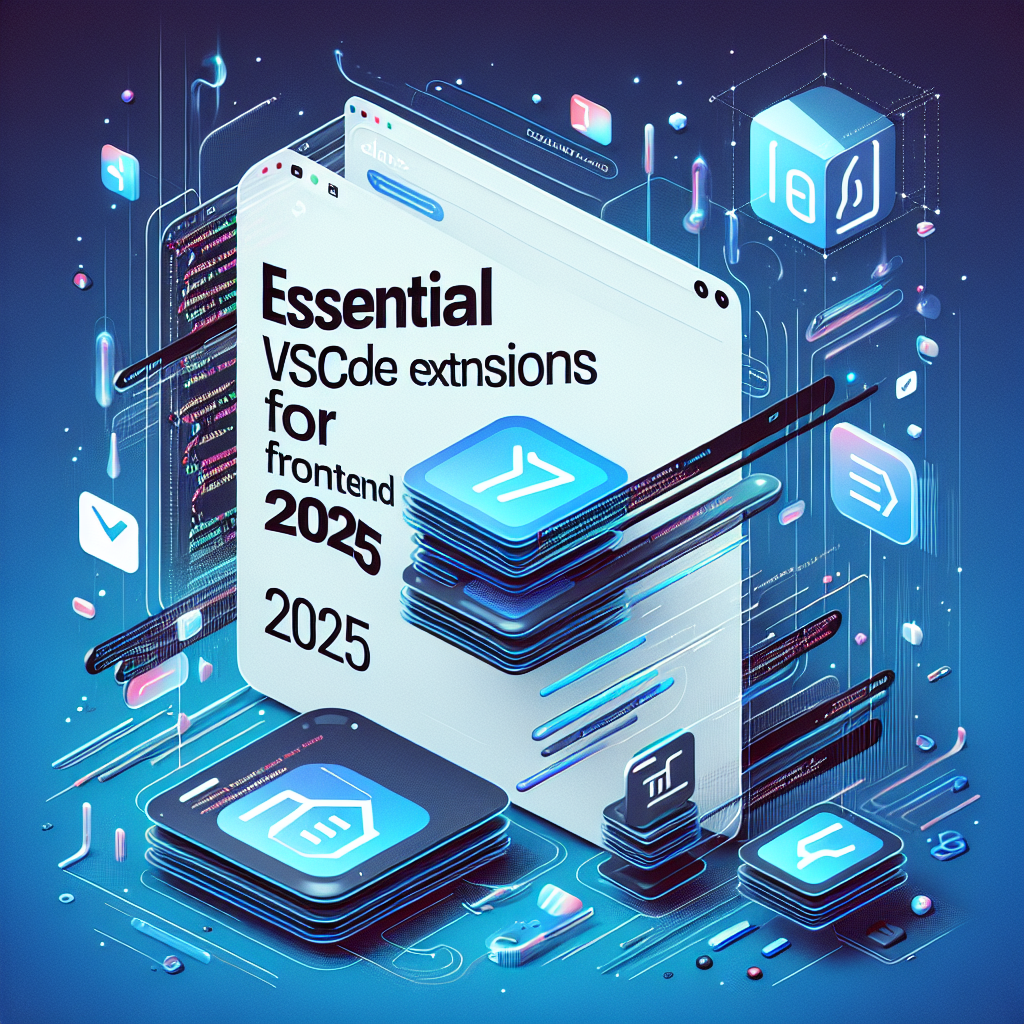 Extensiones VSCode imprescindibles para frontend 2025