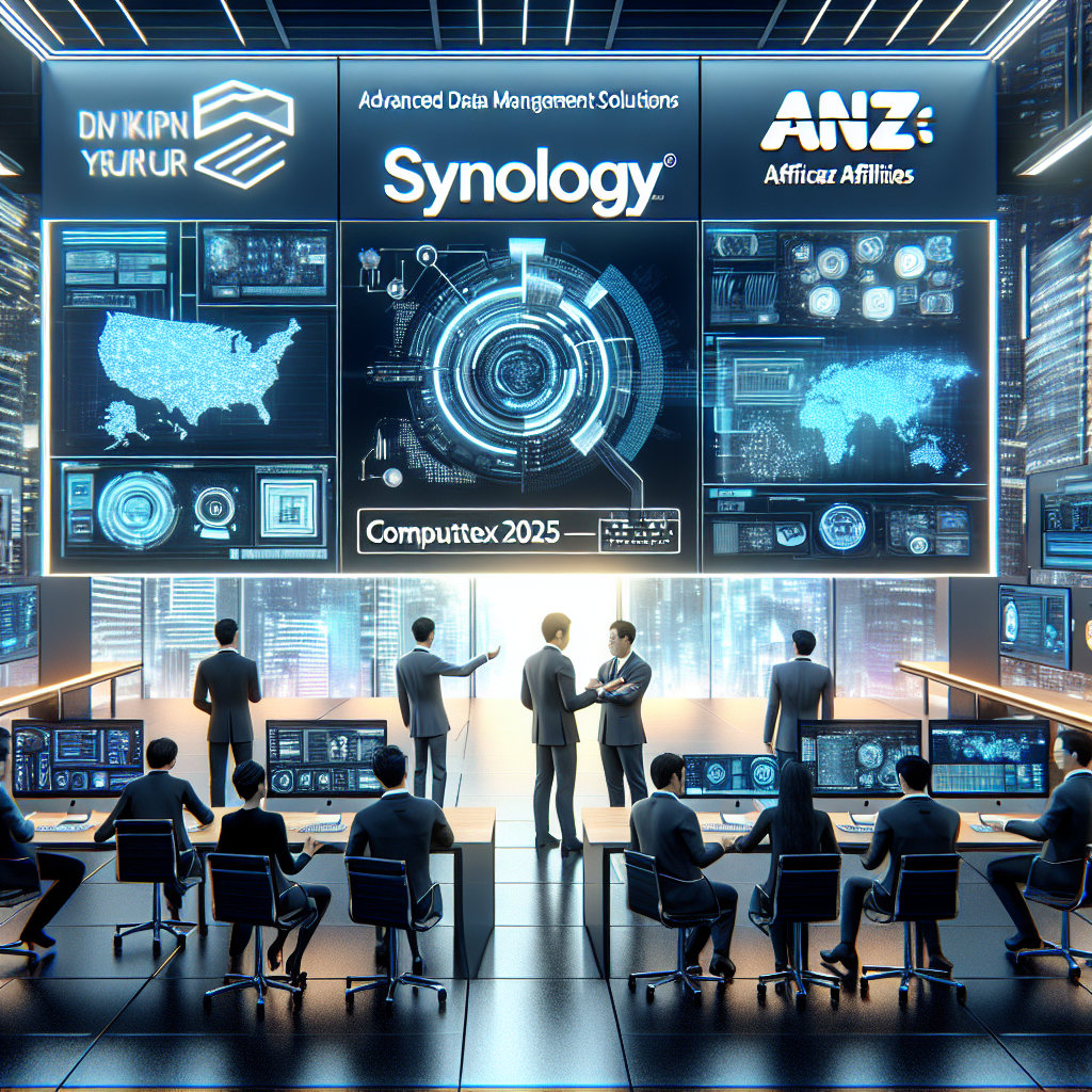 Soluciones Avanzadas de Gestión de Datos de Synology en COMPUTEX 2025, Alianzas con Socios de ANZ.