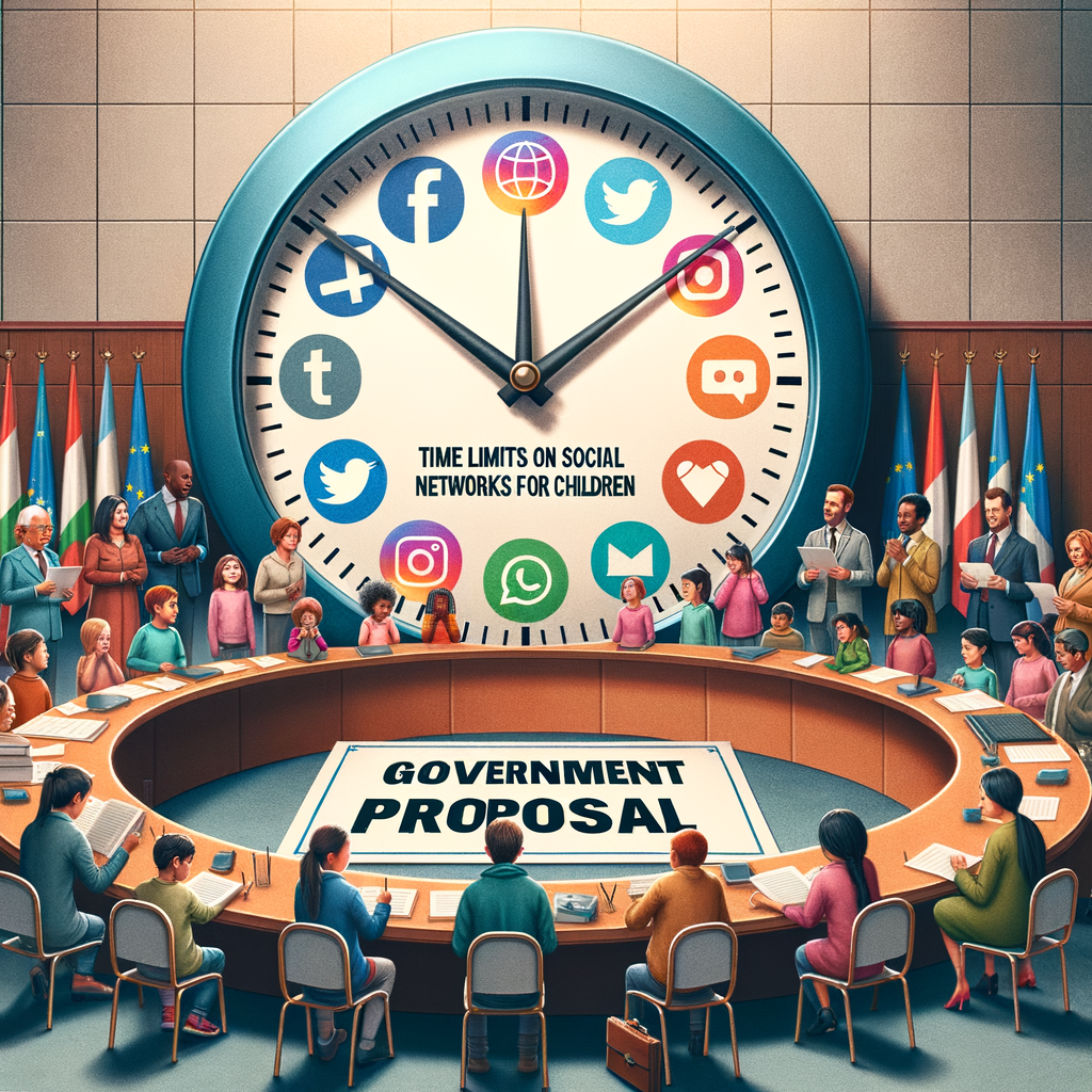 Límites de tiempo en redes sociales para niños: propuesta del gobierno