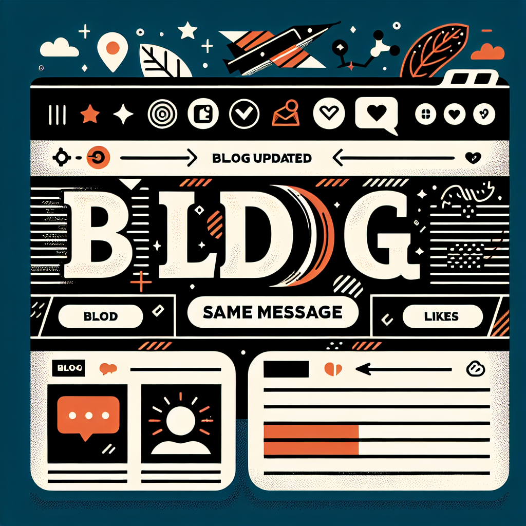 Blog Actualizado, Mismo Mensaje