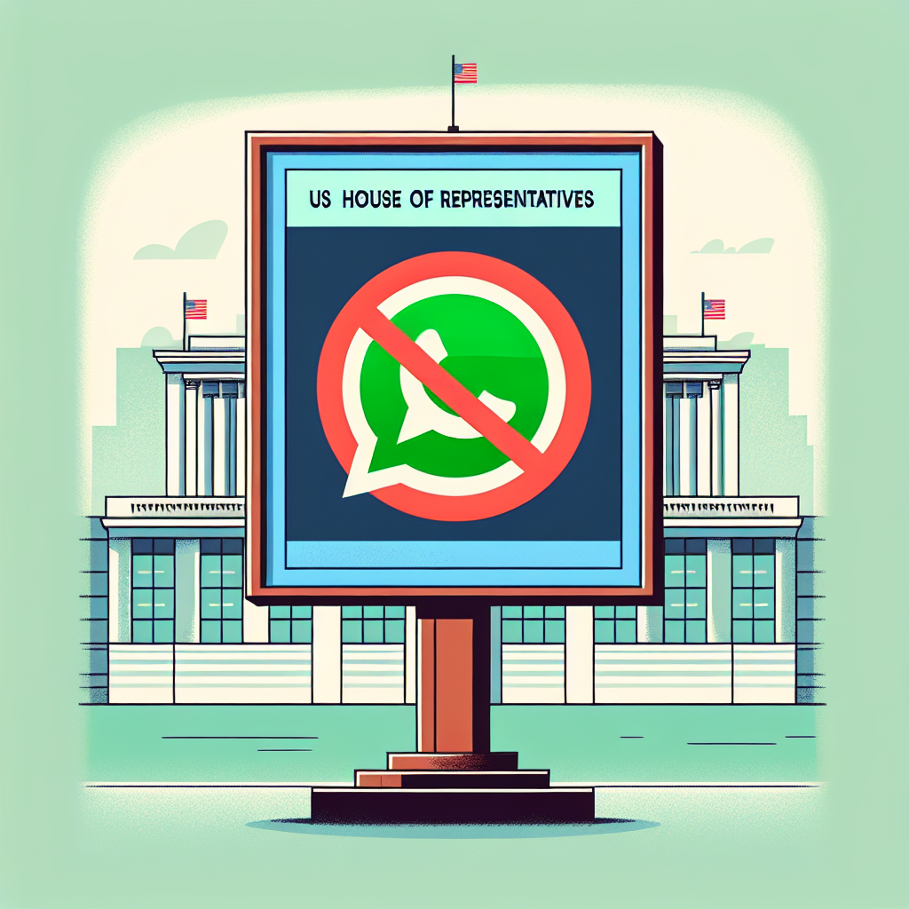 WhatsApp prohibido en dispositivos de la Cámara de Representantes de EE. UU.