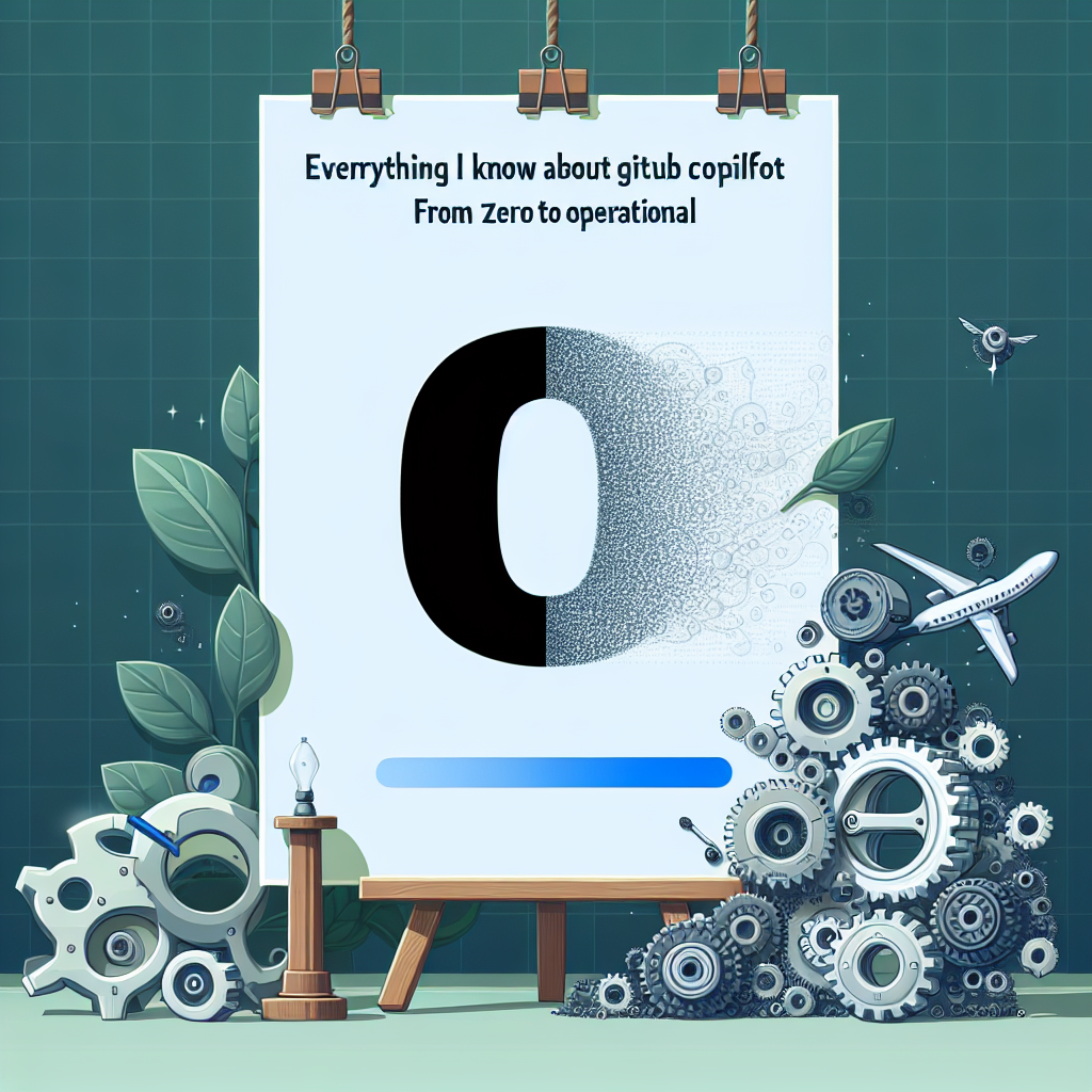 Todo lo que sé sobre las instrucciones de GitHub Copilot: de cero a operativo