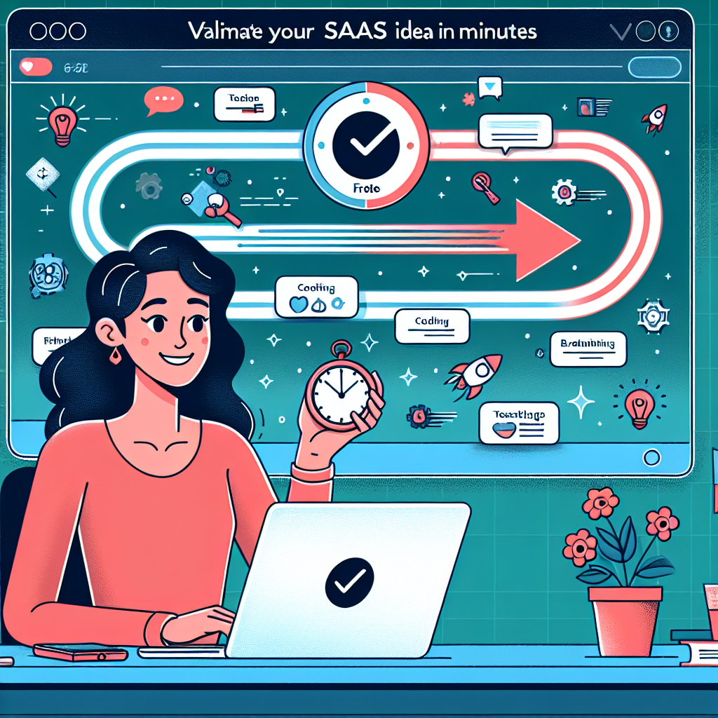 Valida tu idea de SaaS en minutos (herramienta gratuita para fundadores solitarios)