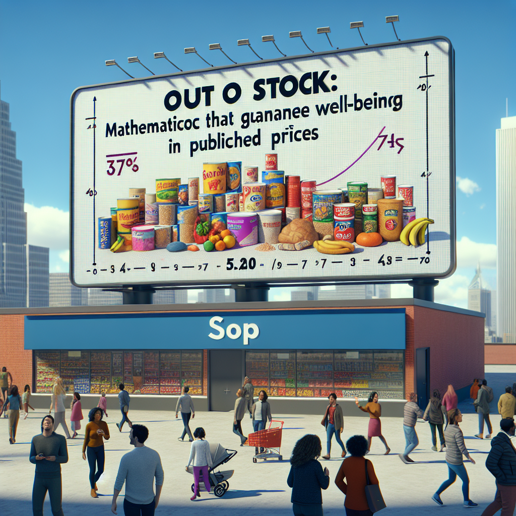 Sin stock: matemáticas que garantizan el bienestar en precios publicados