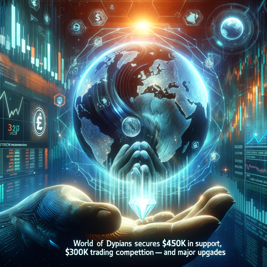 Mundo de Dypians: ¡$450K asegurados, competencia de trading de $300K y grandes mejoras!