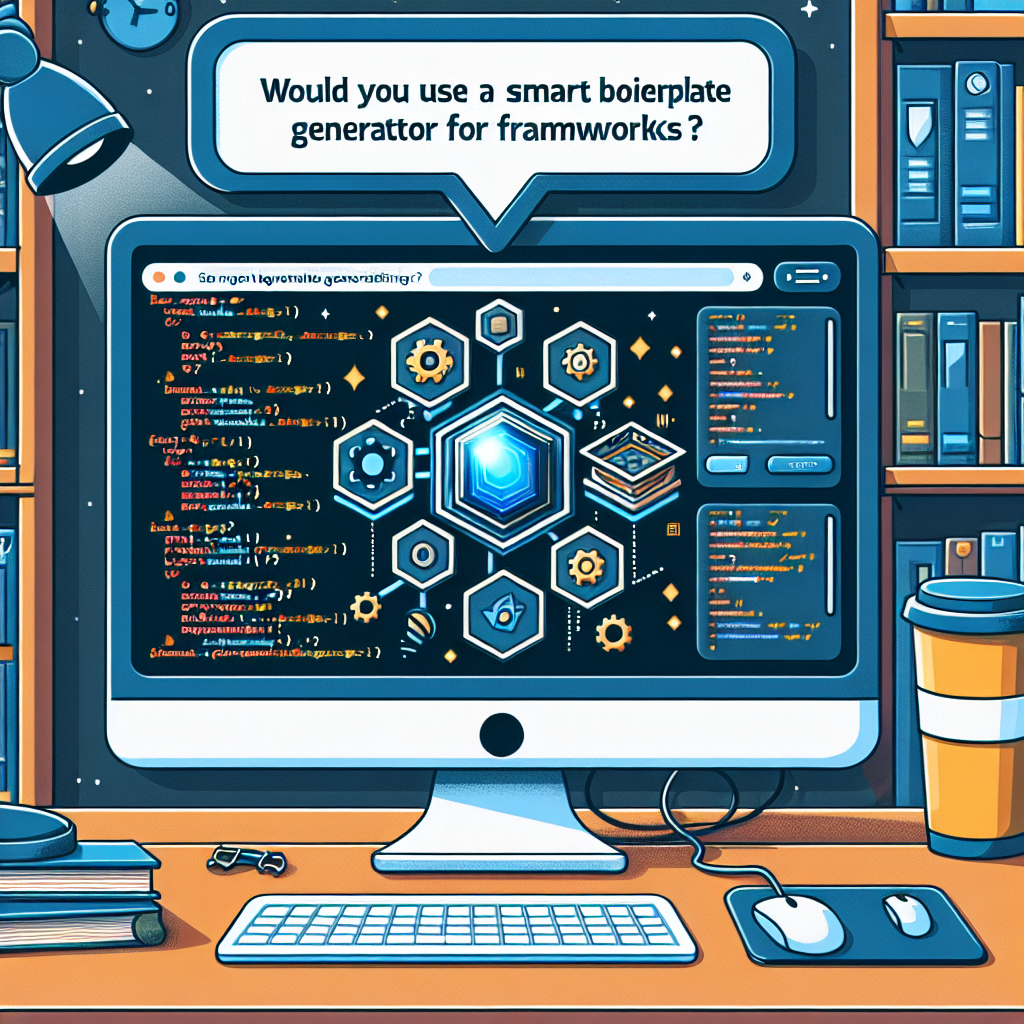 ¿Usarías un Generador Inteligente de Boilerplate para Frameworks?