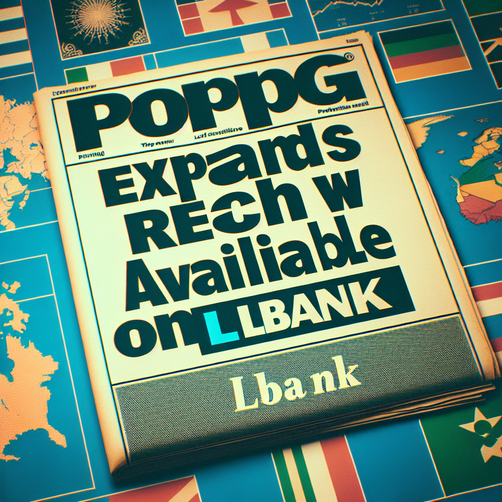 POPG amplía su alcance: $POPG ya en LBank