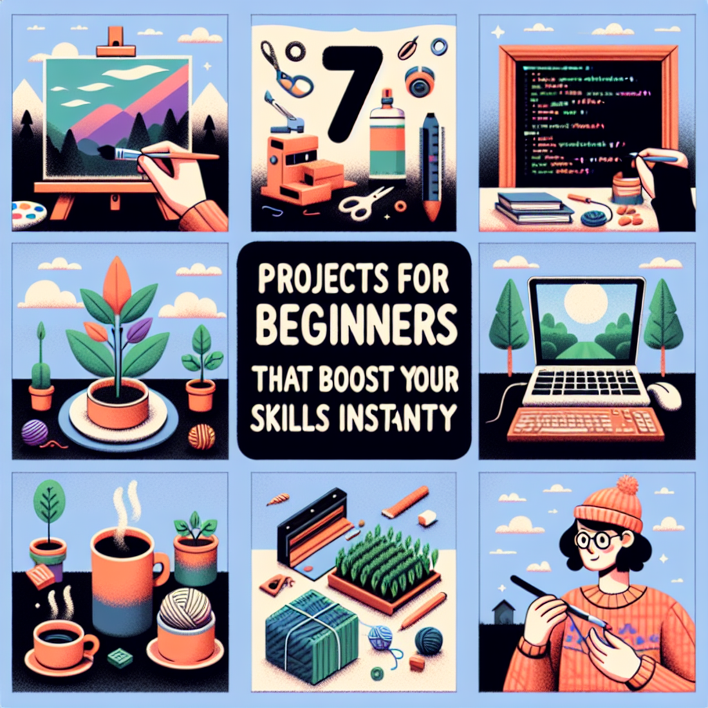 7 Proyectos para Principiantes que Elevan tus Habilidades al Instante