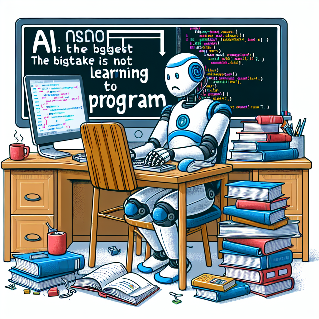 La IA: el mayor error es no aprender a programar