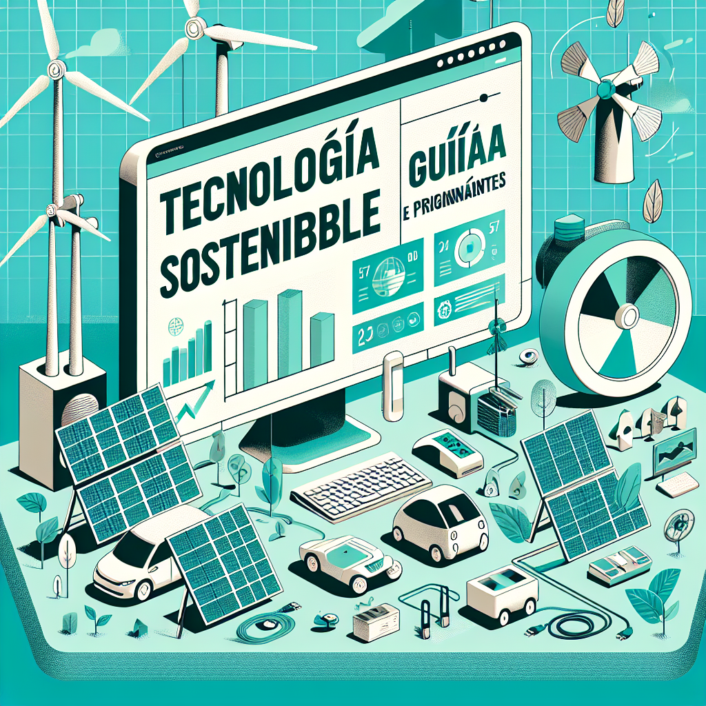 Tecnología sostenible: guía para principiantes 2025