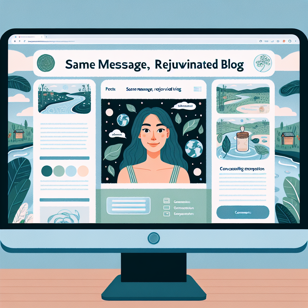Mismo mensaje, blog renovado
