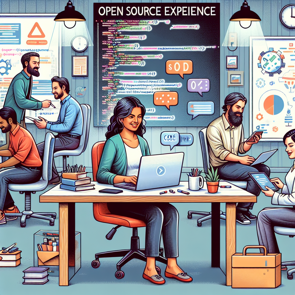 Experiencia en código abierto