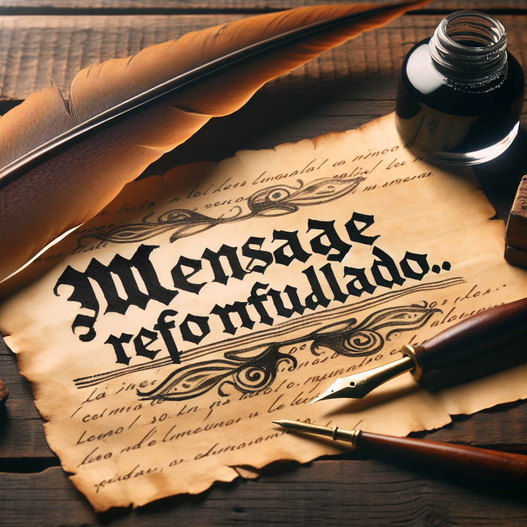 Mensaje Reformulado