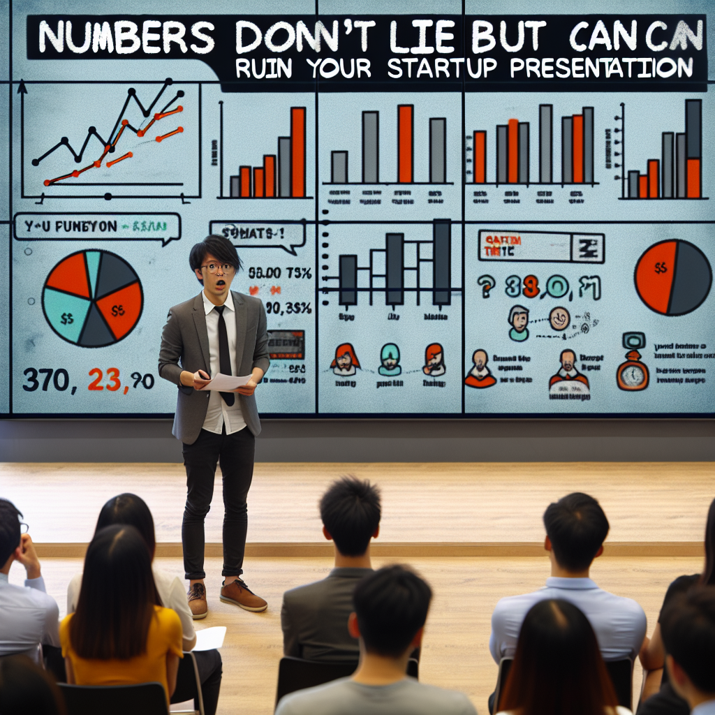 Los números no mienten pero pueden arruinar tu presentación de startup