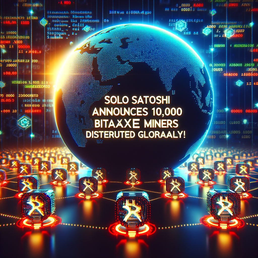 Satoshi anuncia 10,000 Mineros Bitaxe distribuidos globalmente.