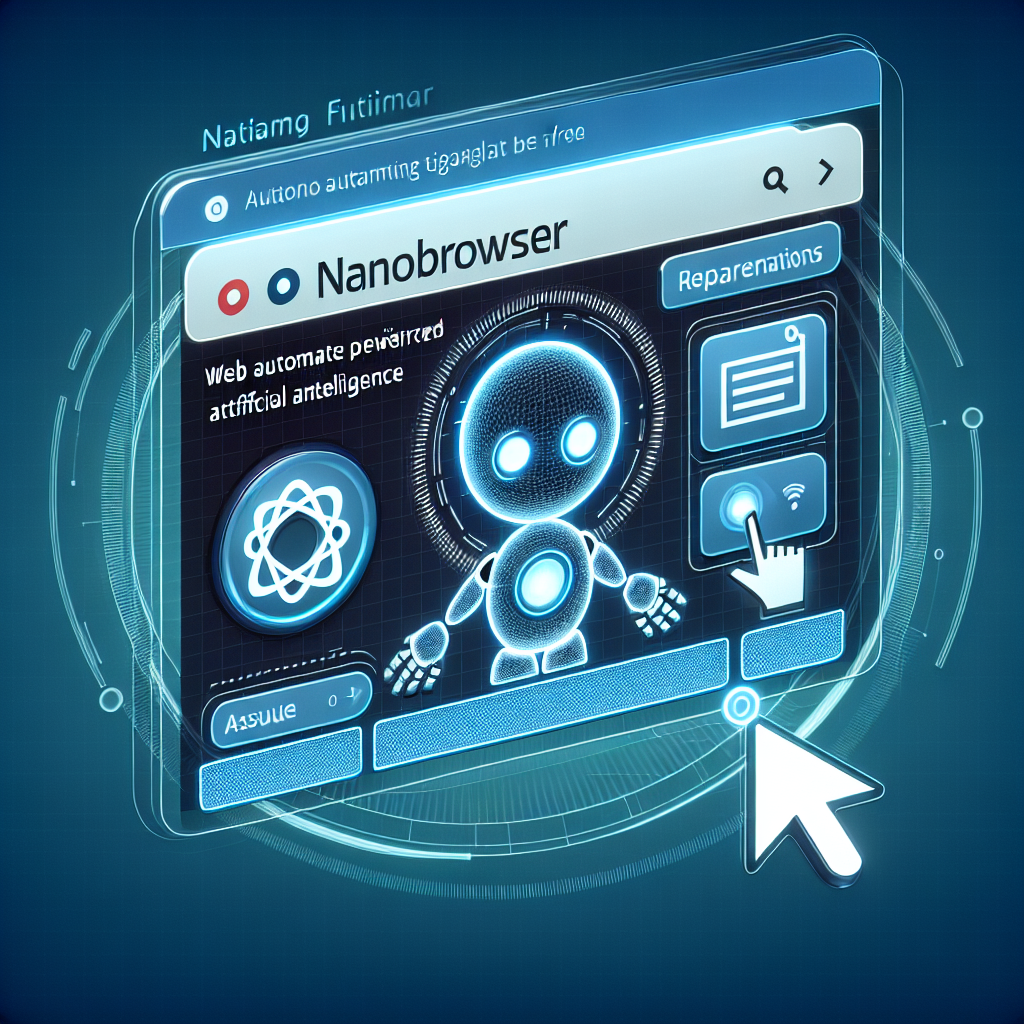 Nanobrowser: Asistente de automatización web con IA gratis