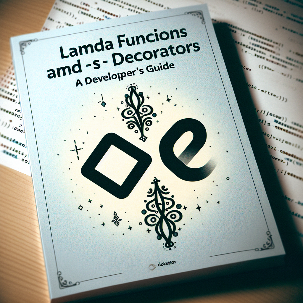 Funciones lambda y decoradores: guía para desarrolladores