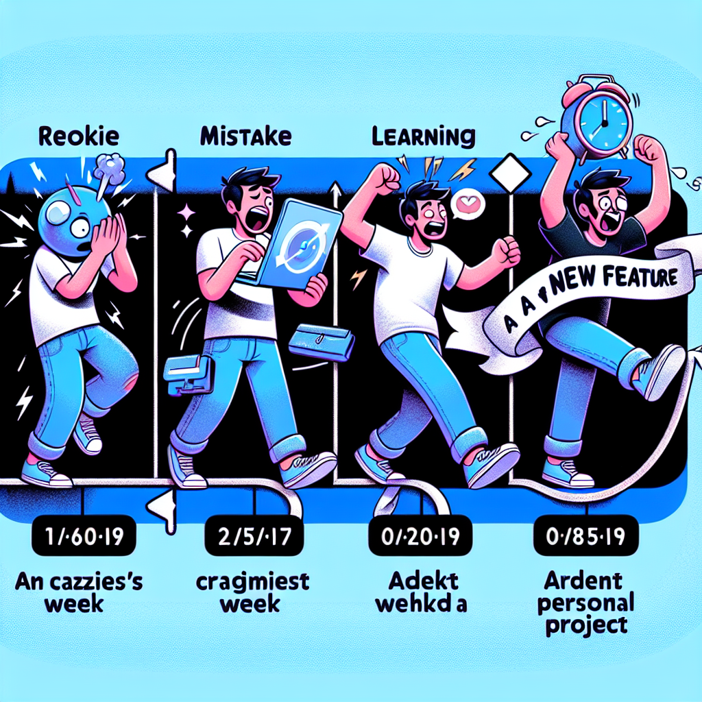 De errores de principiante a una nueva característica: La semana más loca de mi proyecto apasionado.