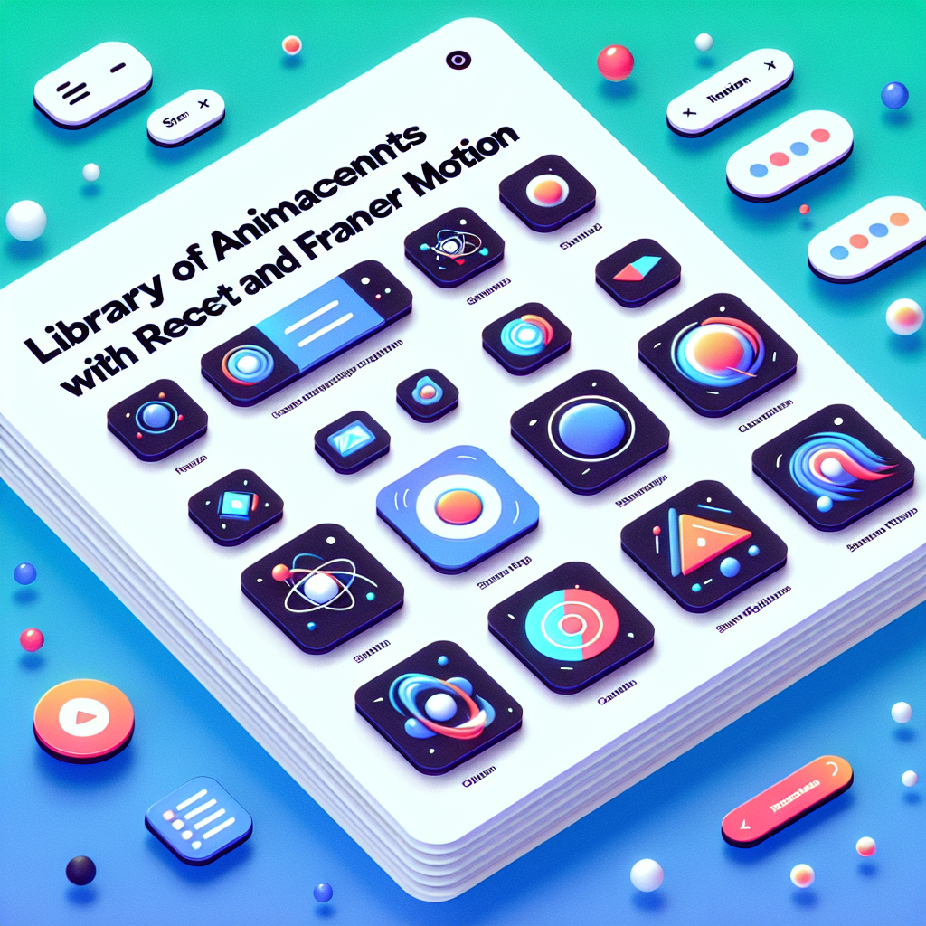 Librería de componentes animados con React y Framer Motion
