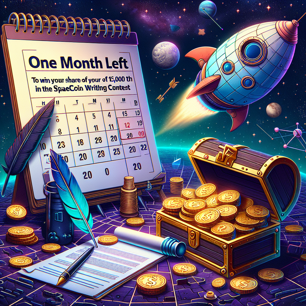 Solo queda un mes para ganar parte de 15,000 USDT en el concurso de escritura de Spacecoin