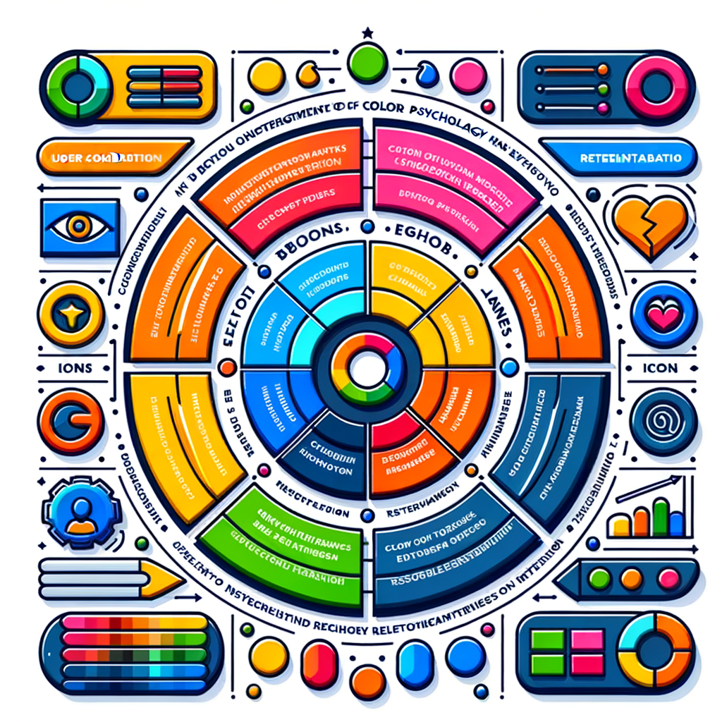 Cómo utilizar la psicología del color para aumentar la interacción y retención en el diseño de UI