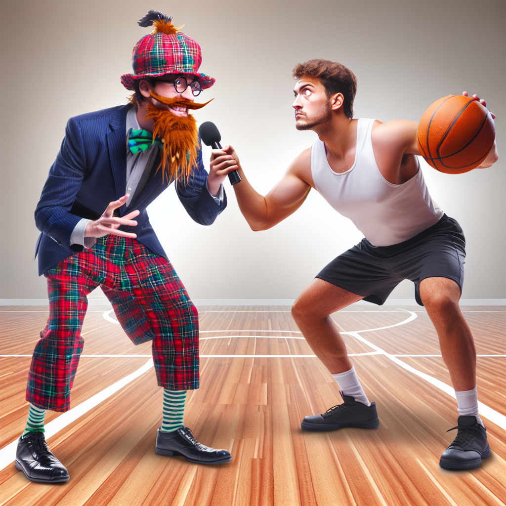 Nardwuar el Serviette Humano contra Shai Gilgeous-Alexander
