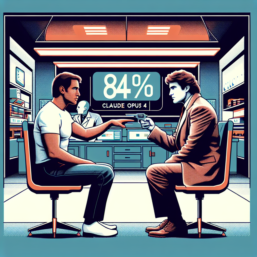 Claude Opus 4 extorsionó a un humano en el 84% de las pruebas.