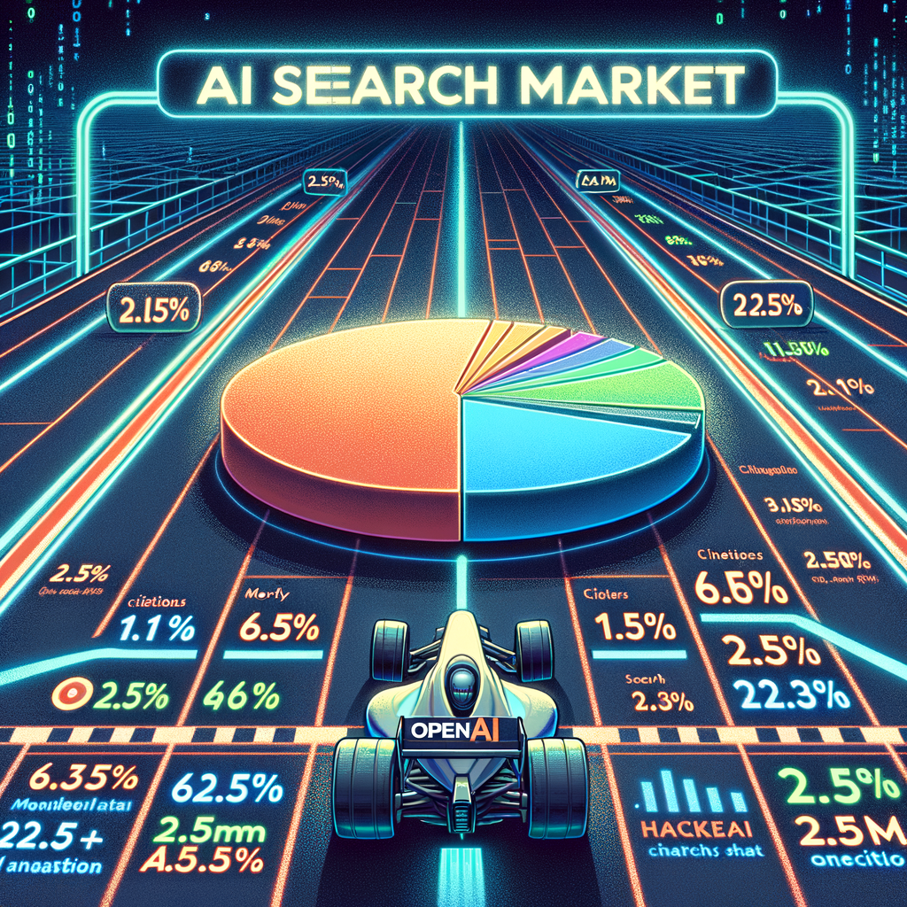 La carrera por la cuota de mercado en la búsqueda de IA: OpenAI representa el 66.5% de las 2.5M+ citaciones mensuales a HackerNoon.