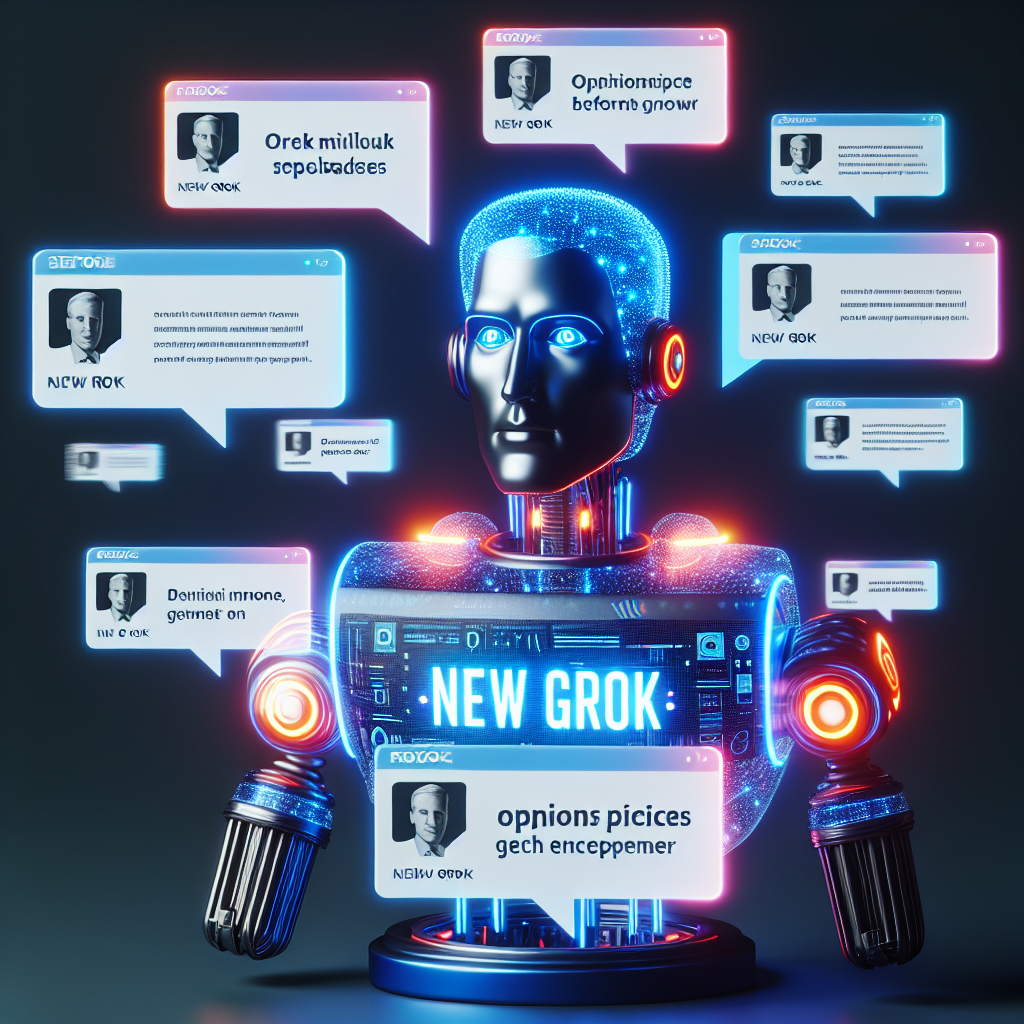 El sorprendente modelo de IA New Grok consulta las opiniones de Elon Musk antes de responder