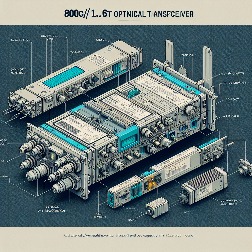 Todo sobre el Transceptor Óptico 800G/1.6T y su Módulo Co-Pack